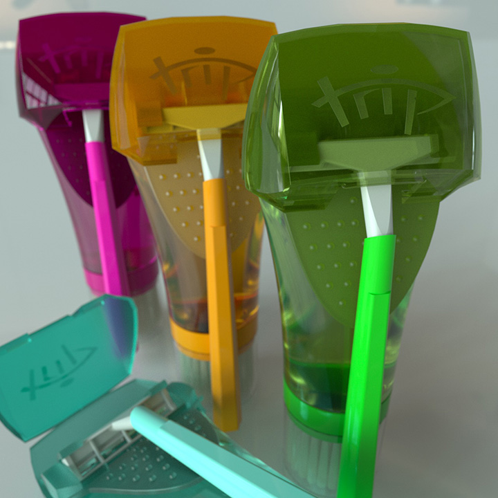 Travel shaving kit